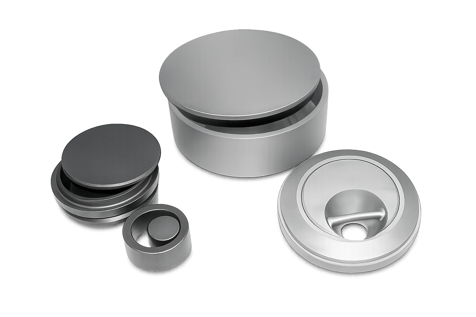 Grinding sets for the RS 300 vibratory disc mill