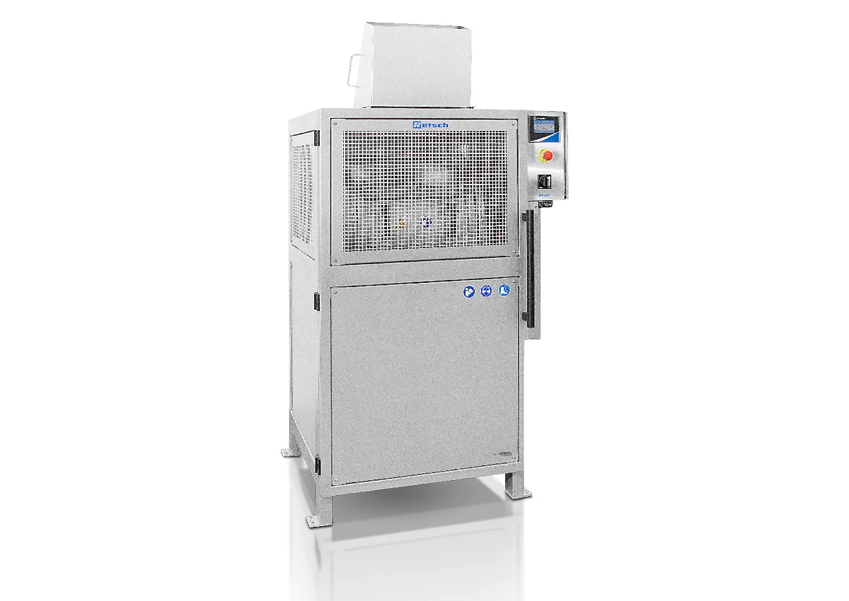 TM 500 drum mill, front view
