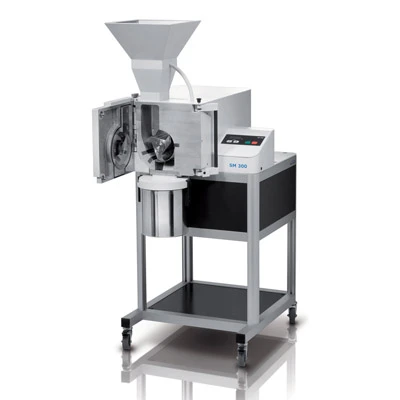 SM 300 cutting mill open on a stand