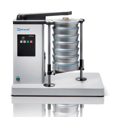 AS 200 Tap sieve shaker, front view