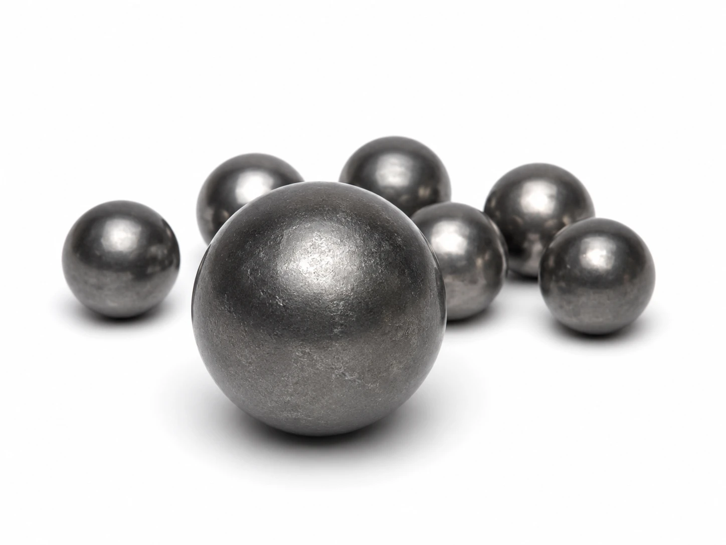 Carbon steel grinding balls in mixed sizes