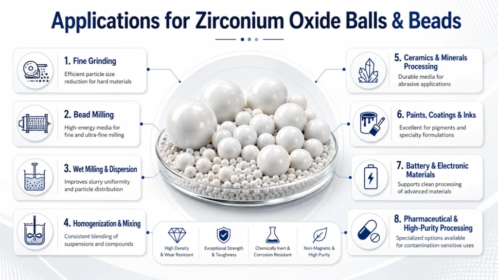 Zirconium Oxide Balls and Beads illustration 1