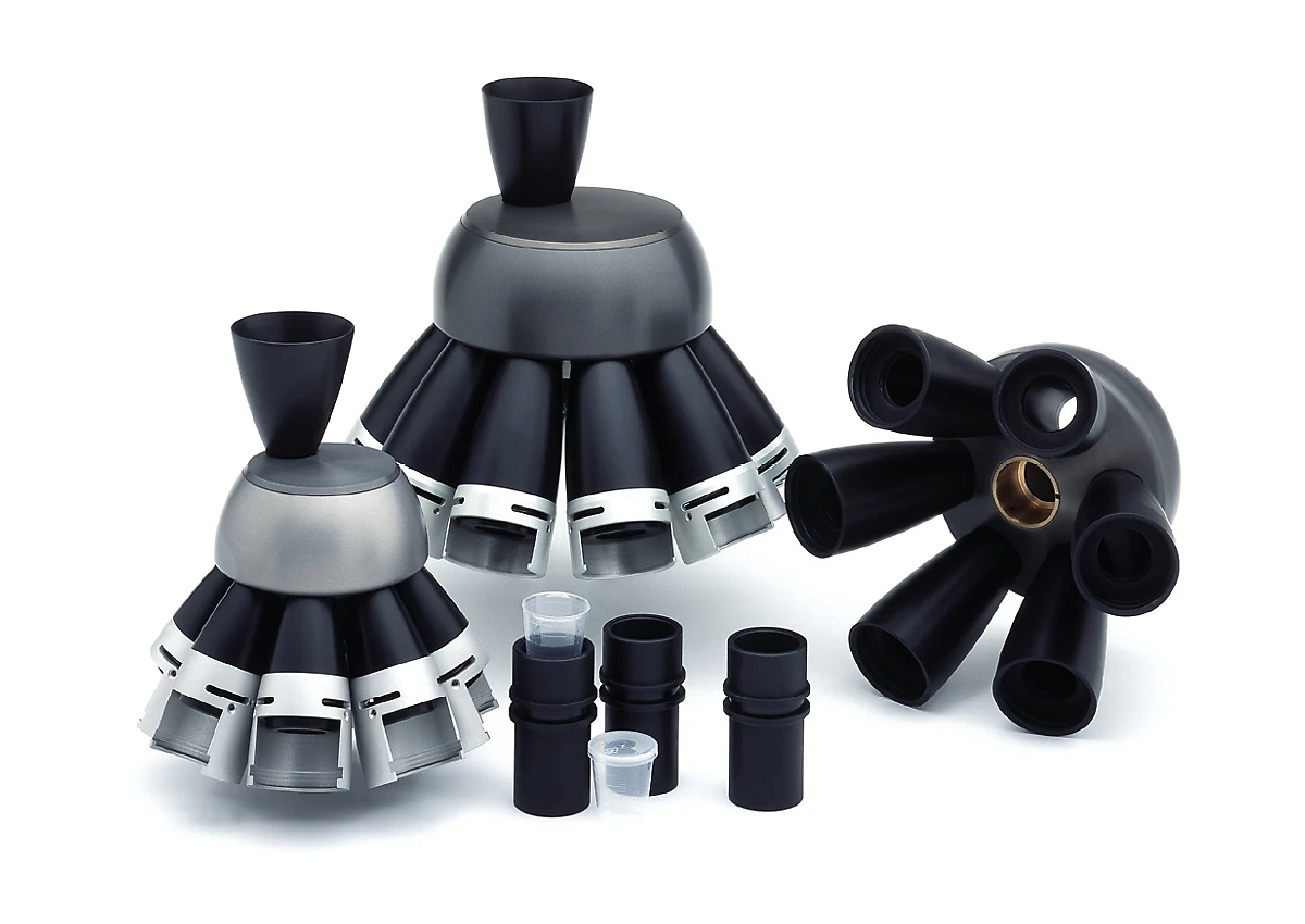 Dividing heads and accessories for the PT 100