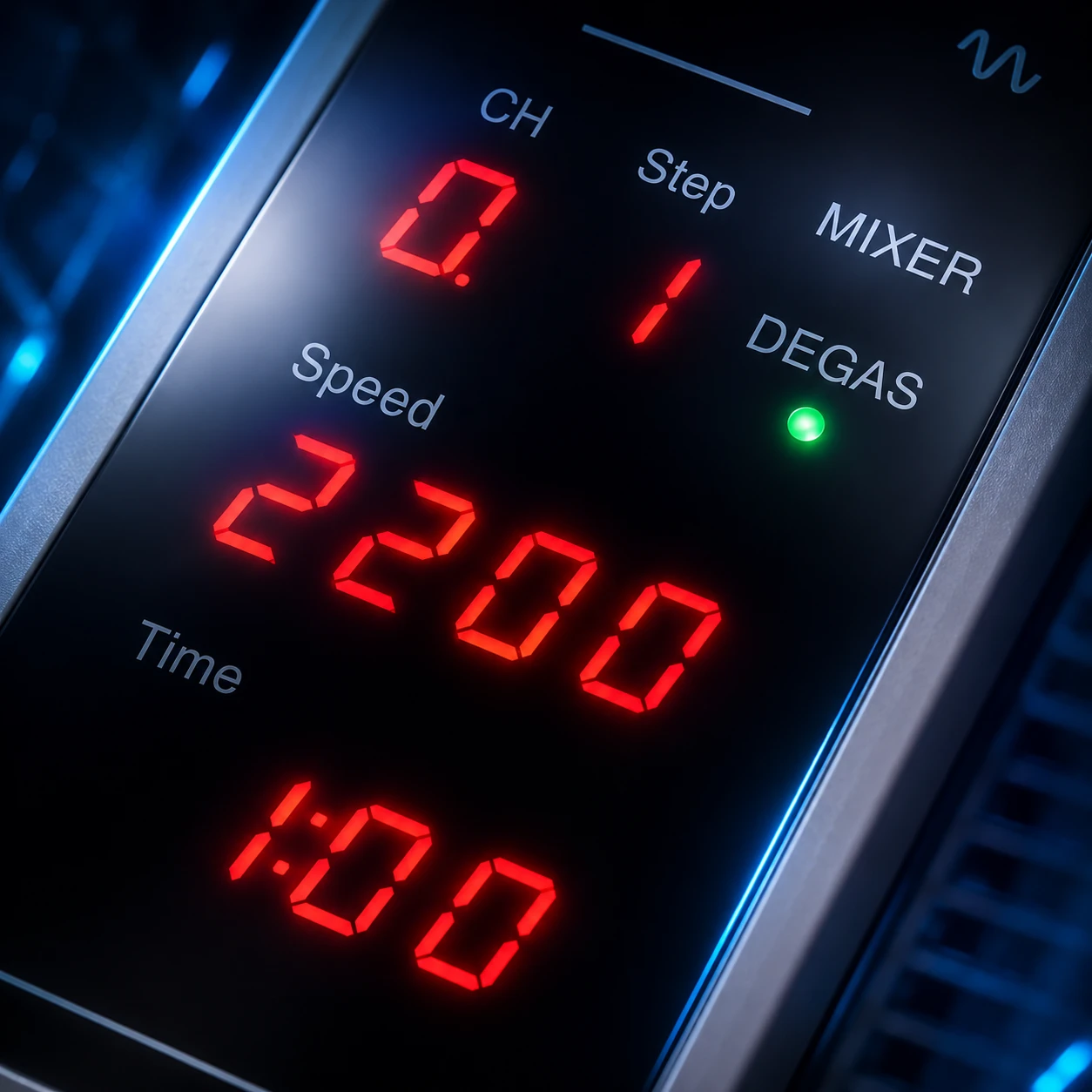 SK-300 SII front control panel display