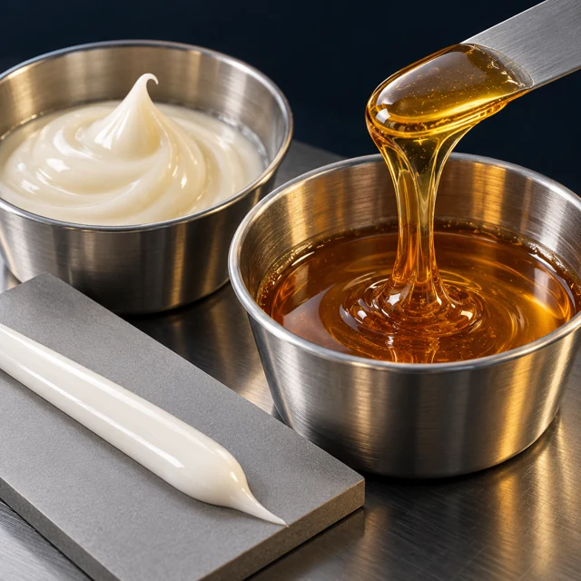 Adhesives & sealants formulation materials, illustrative image