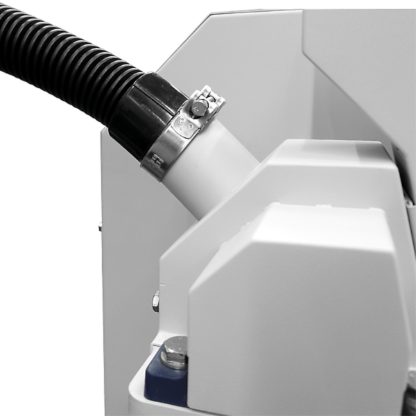 Jaw crusher dust extraction connection