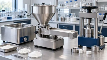 Not sure equipment and material samples