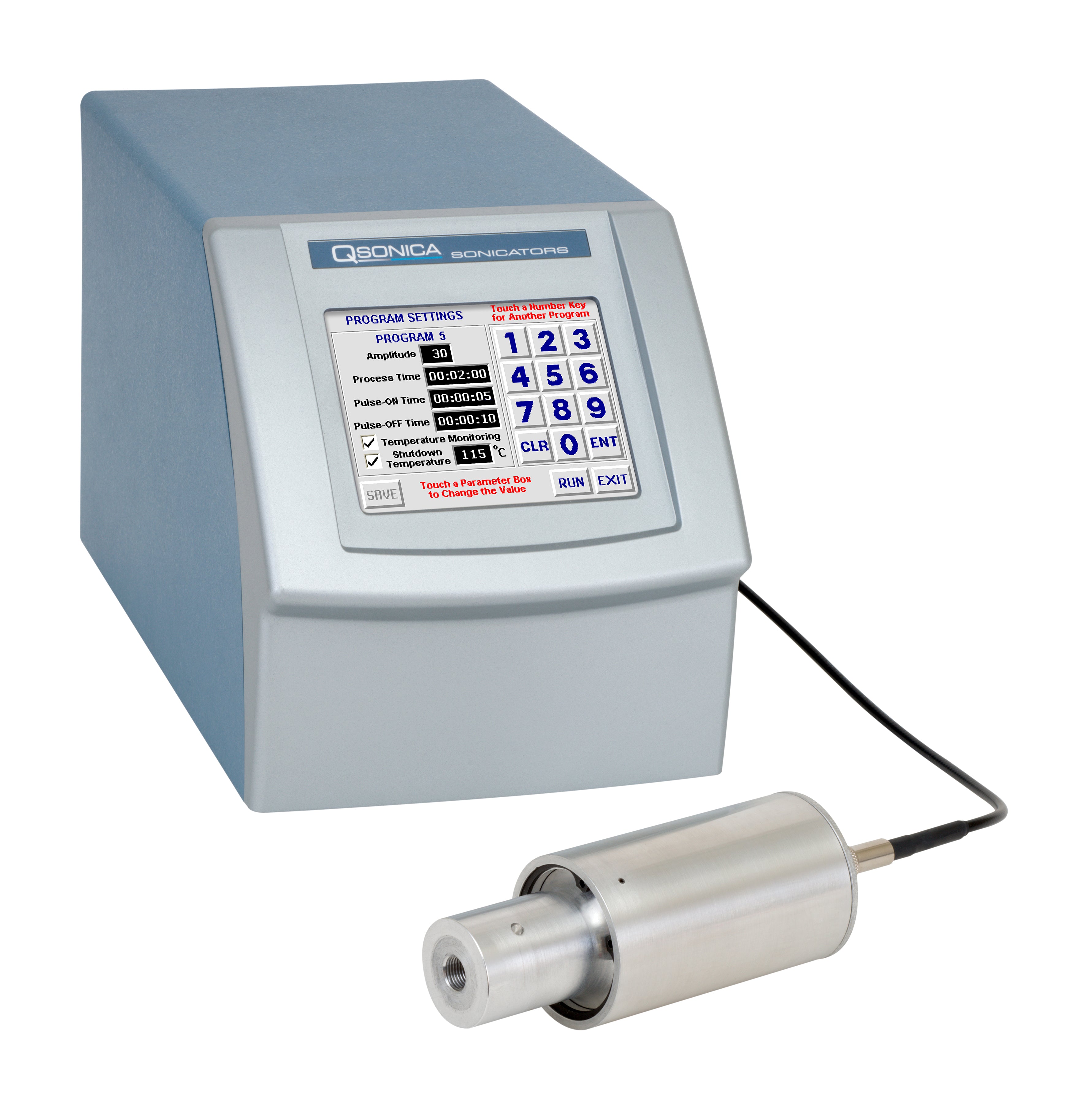 Q700 touchscreen generator and probe